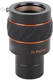 1.25" Telescope Eyepiece Barlow Lens 2X Fully Multi-Coated Achromatic