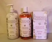 Crabtree & Evelyn Ginger Spice & Everything Nice Shower Gel, Lotion & Hand Cream