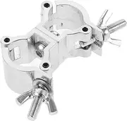 Gatuida Light Truss Clamp Durable Aluminum Alloy Double Clamp for Stage Lighting Easy Assembly Fit for Pipes for Display and Construction Use