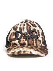 Brown Leopard Print Baseball Cap