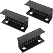 HOMSFOU 1 Set Under Desk Laptop Mount Bracket Sturdy Tablet Holder for Keyboard Router Space Saving for Tidy Workspaces Durable Wall Mounted Design