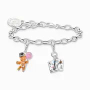 Buy Charm Set: Bracelet Gingerbread Man & Letter Christmas in Silver by THOMAS SABO Australia online - THOMAS SABO Australia
