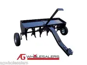 LAWN CORE PLUG AERATOR 40" TOW PULL BEHIND RIDE ON MOWER LAWN CORER GARDEN SPIKE
