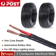 Twin Core Wire PVC Jacket Sheath Two Conductor Electrical Cable Flame Retardant