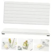 2PCS Water Absorbing Stone Drying Tray Mat for Bathroom Sink & Kitchen Counter