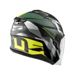 ZEUS 安全帽 ZS-613B/613 AJ15 消光黑黃綠 內墨鏡 通風透氣 半罩 3/4罩