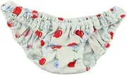 La-pomme(ラ ポーム) La Paume Women's Bikini Panties, Petite Mignon, Apple Print, Cotton Fabric, Crunchy Look, Small, Scanty, Ultra Shallow, Inelastic Pants, Full Back Panties