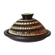 Fukkura-san Kuro-raku, Large, Hasegawaen, Made in Japan, Iga Ware F From Japan