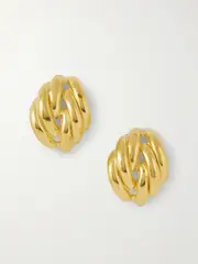 [YSSO] YSSO - + Danielle Copperman Clos Gold-plated Earrings - One size One size Gold
