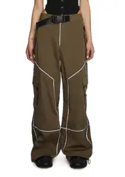 [Poster Grl] Prove You Wrong Wide Leg Pants - Olive