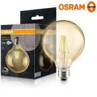 在飛比找光的魔法師 Magic Light優惠-【2入】歐司朗OSRAM 復古型6.5W LED調光型燈絲燈