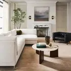 White Quartz Round Table Top - Perfect for Coffee, Center, Dine, Hallway Decor