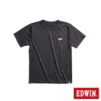 在飛比找momo購物網優惠-【EDWIN】男裝 涼感圓領短袖T恤(黑色)