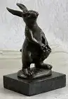 Statue Sculpture Rabbit Hare Wildlife Art Deco Style Art Nouveau Style Artwork