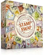 Stonemaier Games | Stamp Swap | Board Game | Ages 14+ | 1-5 Players | 20-60 Minutes Playing Time