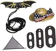 Yardwe Set Lizard Leash Bearded Dragon Hammock Reptile Leash Harness Squirrel Harness Iguana Cosplay Wings Pet Costume Accessories Reptiles Lizards Lizard Vest Leash Non-Woven Fabric
