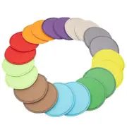 20Pcs Round Floor Cushion Portable Circle Chair Pad