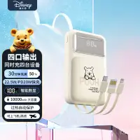 在飛比找蝦皮購物優惠-⭐️頹衰科技⭐️迪士尼（DISNEY）充電寶自帶綫10000