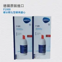 在飛比找momo購物網優惠-【BRITA】P1000硬水軟化型濾芯二入組(★德國原裝進口