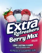Extra Refreshers Berry Mix Chewing Gum 40 Pieces 18 Bottles Free Shipping