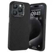 Magnetic Case for Built with Dupont Kevlar 600D Aramid Fiber iPhone 15 Pro Max