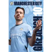 Impact Merch Soccer Manchester City Grealish Poster Room Wall Decor 91x61cm