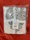 Pottery Barn Asher Medallion organic Full/Queen duvet Cover No Sham Grey