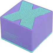 Desktop HiFi Stereo Speaker, Type C Charging Wireless Portable Speaker Compact IP54 Water Resistant for Outdoor (Violet)