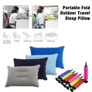 Air-Pillow Inflatable Cushions Portable Head Rest Compacts Camping Travel Hot~