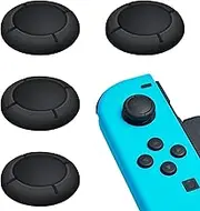 CMBXAQ 4 Stück Ersatzkappe für Controller Switch Joystick Kappen – Nintendo Switch Ersatzteile aus Hochwertigem Silikon, Rutschfeste 3D-Griff Joystick Kappen für Switch & Switch Lite