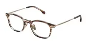Lozza VL4143 06XE Men's Glasses Brown Size 50 - Private Health Rebate - Blue Light Block Available