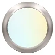 Luxrite 6 Inch LED Disk Lights 5CCT 2700K-5000K 1000LM Damp Rated Nickel