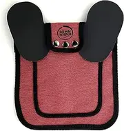 DOWN UNDER OUTDOORS Premium Chicken Saddle, Adjustable Straps to Suit Medium and Large Hens, Poultry Saver, Protector, Apron, Supplies, Products and Equipment, Including Shoulder Cover (Burgundy)