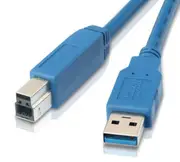 ASTROTEK USB 3.0 Printer Cable 1m - AM-BM Type A to B Male to Male Blue Colour