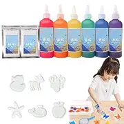 Fairy Water Gel Kit,Handmade Sensory Magic Gel Water Toy for Girls - Creative Magic Toy Gel Water Creation Kit for Outdoor, Indoor, Bathroom, Travel