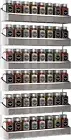 2 Pack Spice Rack Organizer 3 Tier Counter Stand or Wall Mounted Storage Shelf