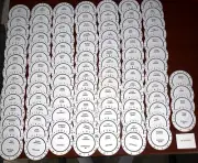 TOP 100 BATTERS OF ALL TIME (oWAR) pre-cut Cadaco All-Star Baseball Discs