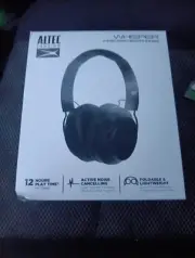 ALTEC LANSING WHISPER WIRELESS BLUETOOTH HEADPHONES Noise Cancelling -Sealed Pkg