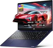 15.6'' FHD IPS Business-Laptop-Computer - 8 Cores Ryzen 7 6800H, 64GB DDR5 RAM 2TB SSD(Beat Intel i7 12700H, Up to 4.7GHz), Radeon 680M GPU, 100W Type-C, Fingerprint, Backlit Keyboard