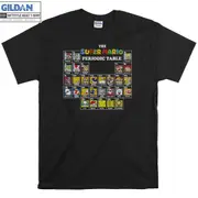 The Super Mario Periodic Table T-shirt