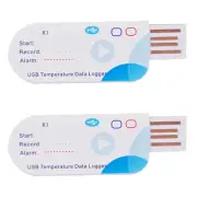 2X USB Temperature Data Logger 14400 Points USB Report 60 Days IP659766