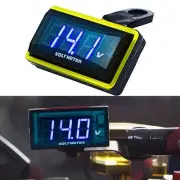 12V Voltmeter for Scooter with Large Electronic Display and ABS Material