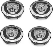 Set Of 4 Black 59mm Hub Cap Wheel Center Caps For Jaguar X Type Xk Xf Xj Xj8 Xj6