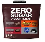 Hershey's Zero Sugar Assorted Bag Candy - 15.5oz