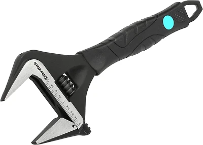 DURATECH 10-Inch Adjustable Wrench, Wide Jaw Opening Black Oxide Finish Plumbing