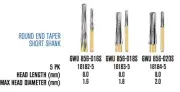 Endodontic SS White Great White Ultra - Round End Taper Short By EndoTech (5/pk)