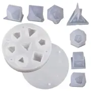 Craft Moulds Home Table Decoration Dices Shape Ornaments Molds Silicone Material