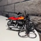 Cartoon Hip Hop Mini Small Motorcycle Key Chain Bag Tide Cool Toy Model Pendant