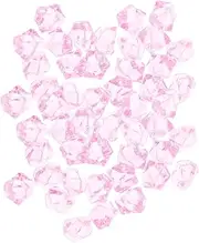 BESTYASH 500Pcs Colored Acrylic Crystal Fake Ice Rocks for Decor Party Decoration Vase Filler and Home Accessories Realistic Simulation for Indoor and Outdoor Use