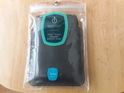 New Ex Point Kobo Touch eReader Leather Case Color Gray